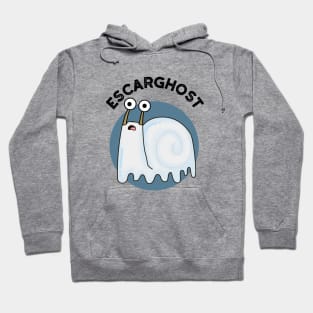 Escarghost Funny French Ghost Snail Pun Hoodie